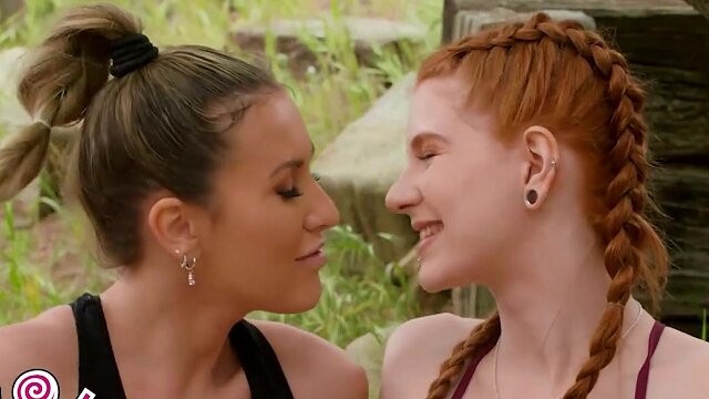 TWISTYS - Experienced Rider Paige Owens Teaches The Ropes Of Lesbian Sex To Sexy Redhead Jane Rogers