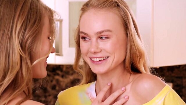 ULTRAFILMS Gorgeous lesbian couple Diana Heaven and Nancy A making out