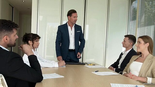 Lesbian sex at the office with Shalina Devine and Lili Charmelle
