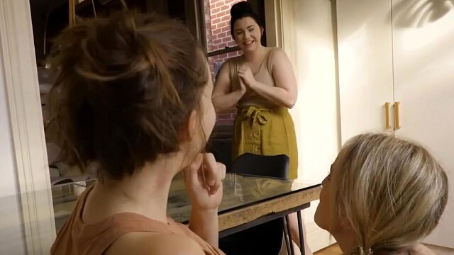 GirlsOutWest - Hairy Cutie Licked during Lesbian Threesome