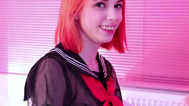 Lesbian Sex of Two Schoolgirls (feat. Purr Simmona)