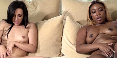 ADULT TIME - Whitney Wright Saw Her Sorority Sis Chanell Heart Masturbating Through The Window!