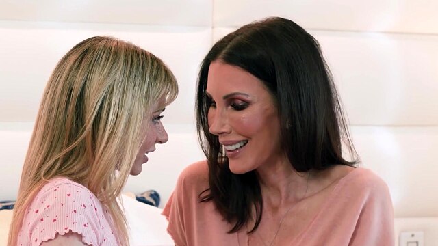 GIRLSWAY - Overprotective Busty MILF Shay Sights Wants Petite Stepdaughter Demi Hawks - PART 2