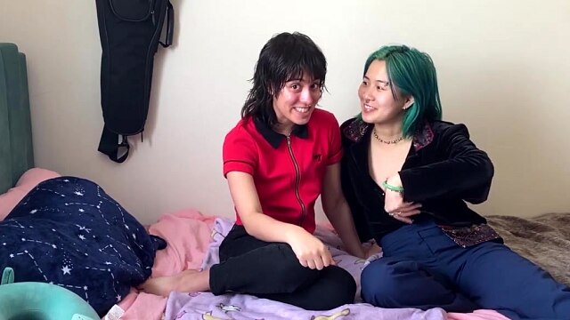 Lustery Submission #870: Vivienne & Stella - Erotic Lesbian Love