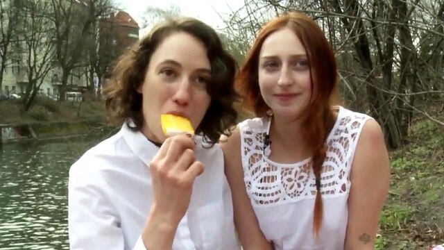 Ersties: Amateur Lesbians Share a Double Dildo & Wild Hot Sex