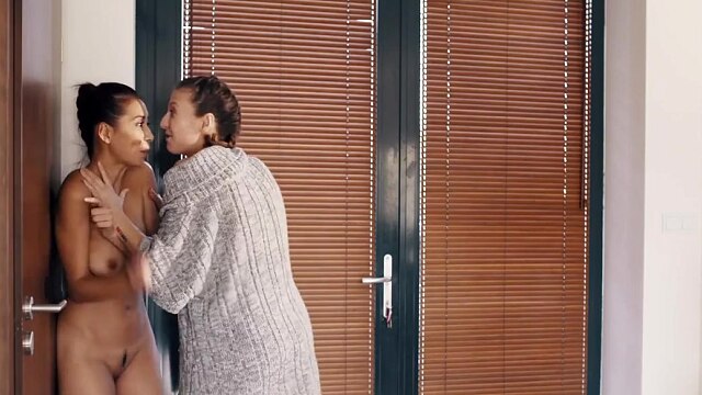 Passionate lesbian lovers lick each other's hot pussy and ass to intense orgasms