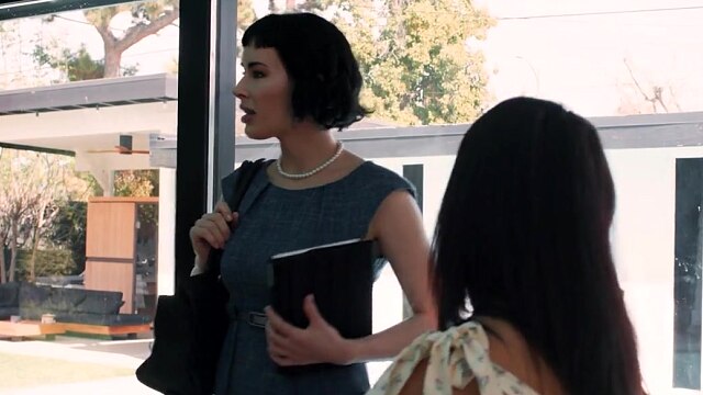 GIRLSWAY - Busty Olive Glass & Petite Alexis Tae Take Turns Fucking Each Other With Strap-on