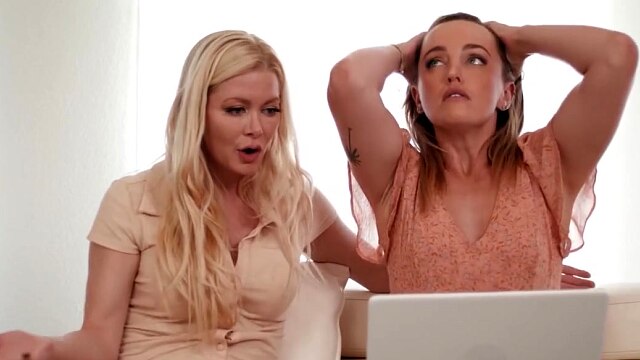 GIRLSWAY - Squirting MILF Charlie Forde Gets Orgasms From Sexy Serene Siren's RAW FINGERING Skills