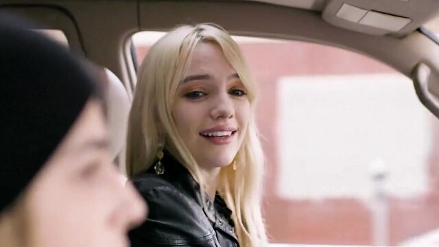 Conflicted Teen Kristen Scott Discovers Her Sexuality With Lesbian Petite Blonde Kenna James