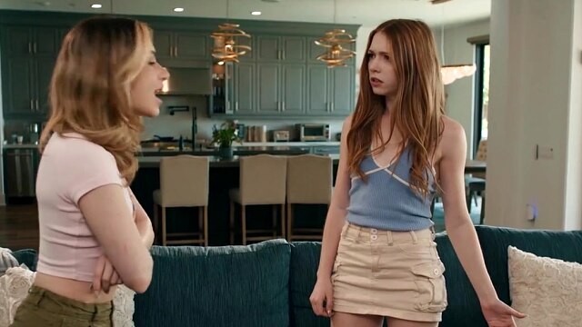 GIRLSWAY - Bickering Stepsisters Demi Hawks & Myra Moans Have Wild Sex With Hot Stepmom Silvia Saige