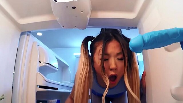 Brazzers - Victoria Cakes Is Annoyed By Lulu Chu's Hump Addiction So She Fucks Her With A Strap On