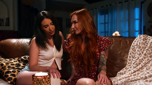 LEZ BE BAD - Power Outage Turns into Wax-Dripping Lesbian Romp for Sophia Locke & Casey Calvert