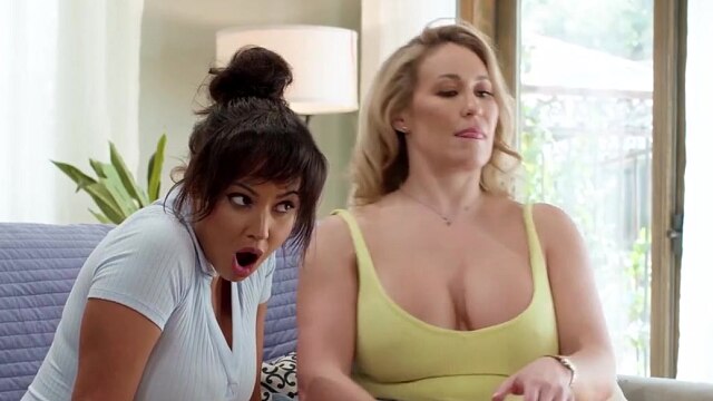GIRLSWAY - MILFs Ryan Keely & Daisy Fuentes Are Aroused Watching Bestie Penny Barber Doing Yoga