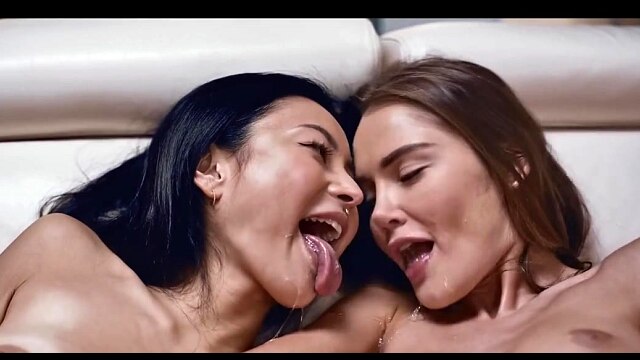 Rae Lil Black and Sonya Blaze Have Wild Lesbian Sex with Loads of Pussy Slime Full Scene