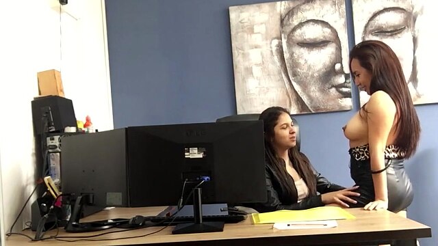 My secretary gets horny and asks me to fuck her.