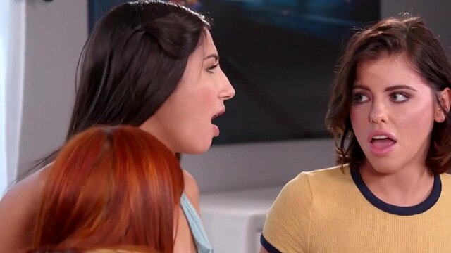 Shocked Straight Adriana Chechik Surrenders To Besties Gianna Dior & Maya Kendrick's Seductive Tease