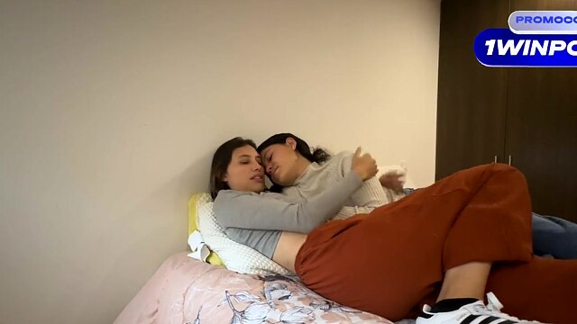 My Best Friend's Blonde Lesbian Girlfriend Knows How to Comfort Me