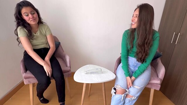 My Stepsister Undresses Me and Massages My Hot, Wet Vagina