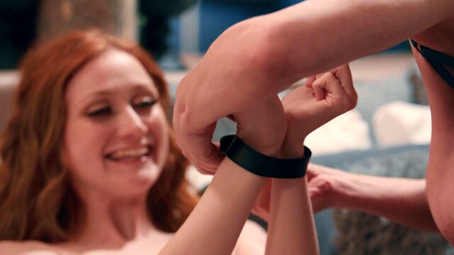 Adult Time - Innocent Scarlet Skies Tied Up and Dominated by Experienced Lesbian Dee Williams