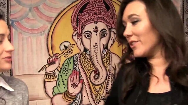 Sinn Sage Ties Georgia Jones And Humiliates Her By Fingering Her Pussy And Fucking Her With A Dildo!