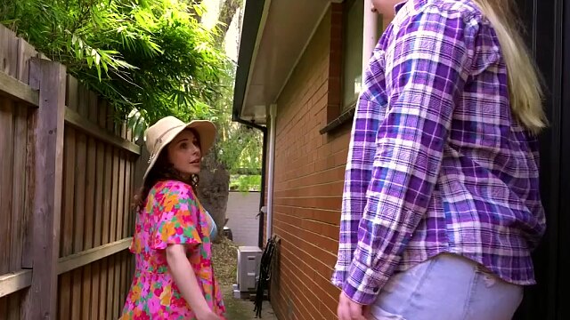 Chubby lesbian gets licked and fisted