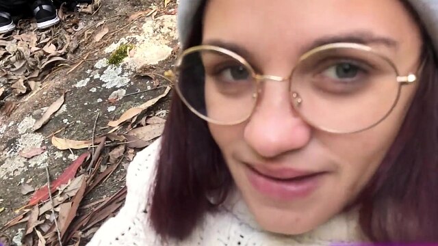 Homemade Porn by Wifebucket - Crafty lesbian cutie seduces her girlfriend outside