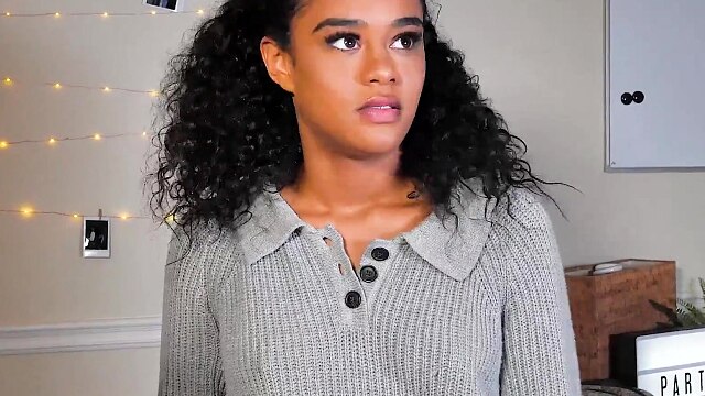 ADULT TIME - College Nerd Tries Lesbian Pussy For The First Time