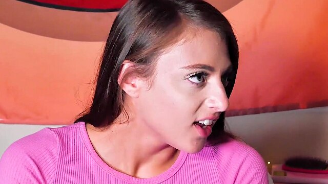 ADULT TIME - College Nerd Tries Lesbian Pussy For The First Time