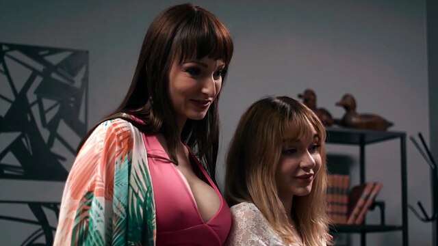 GIRLSWAY - MILF Lexi Luna Free Uses Stepdaughter Demi Hawks While Rachael Cavalli Cleans Their Room