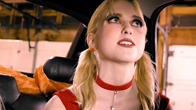 VIVID - Chloe Cherry Seduces Hime Marie For Steamy Lesbian Face Fucking In Backseat