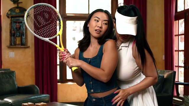 MOMMY'S GIRL - Mischievous Kimmy Kimm Learns Tennis To Spend Time With Crush Stepmom Romi Rain
