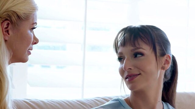 GIRLSWAY - MILF Lexi Luna Explores Sensual Massages With Leana Lovings & Serene Siren - PART 1+2