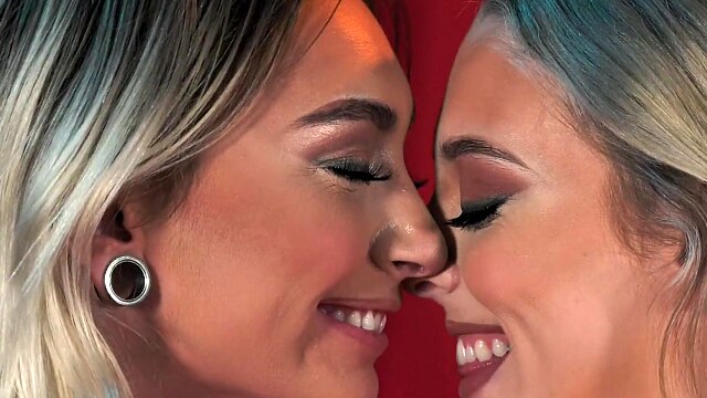 OUT OF THE FAMILY - Stepsisters Chloe Temple And Lily Larimar Experienced Lesbian Sex In Backstage