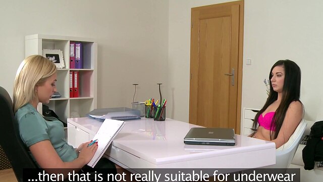 Tracey Lindsay Seduces First Time Model - Female Agent