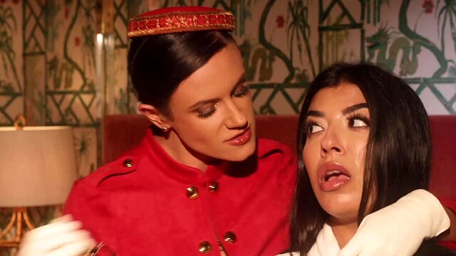 cheating wife gets destroyed in hotel hookup - "Belle Hop" with Jasmine Sherni & Penny Barber